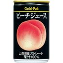 国産ピーチジュース ストレート 果汁飲料 160g・20本入