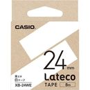 LATECO　白色テープ　24mm　黒文字