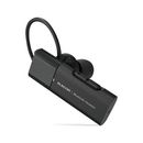 ヘッドセット Bluetooth ワイヤレスイヤホン 連続通話最大5時間 USB Type-C端子 片耳 ブラック