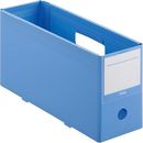 抗菌PPボックスファイル　ハーフサイズ　ブルー