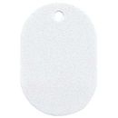 番号札　大　無地　白　60×40mm　　5個入　NF-741-W